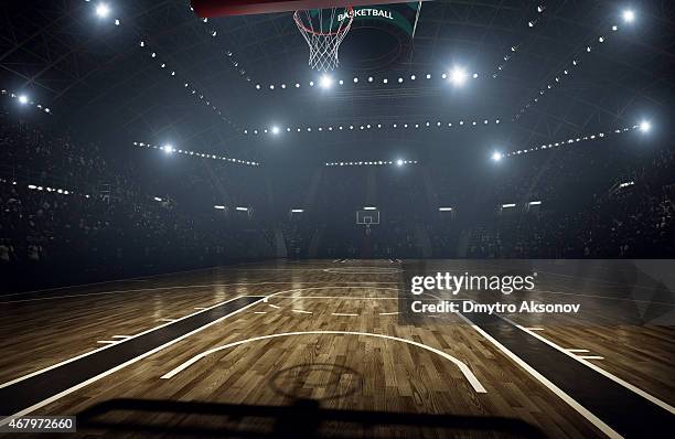 basketball arena - basketball stadium stockfoto's en -beelden