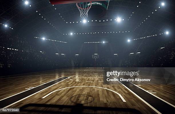 basketball arena - basketball hoop 3d stock pictures, royalty-free photos & images