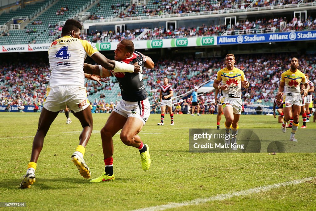 NRL Rd 4 - Roosters v Raiders