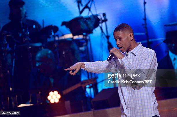 Kpoint Franklin performs onstage at BET Honors 2014 at Warner Theatre on February 8, 2014 in Washington, DC.