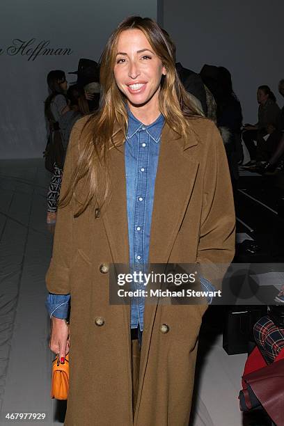 Designer Ronny Kobo attends the Mara Hoffman show during Mercedes-Benz Fashion Week Fall 2014 at The Salon at Lincoln Center on February 8, 2014 in...