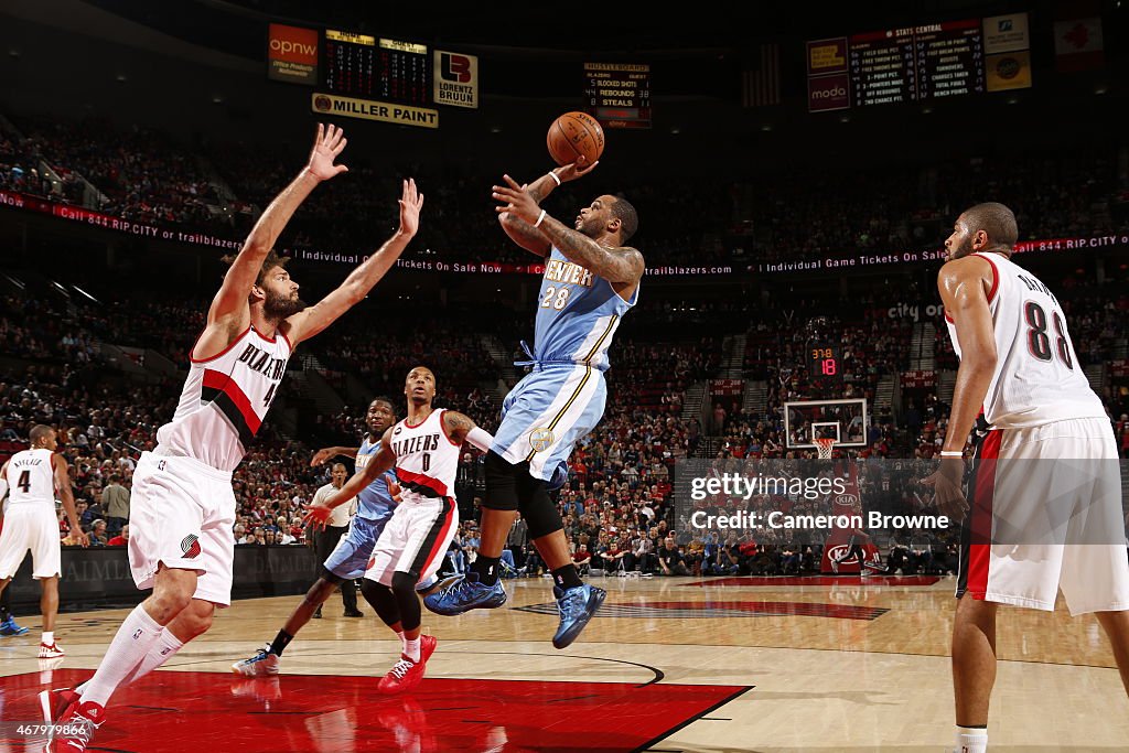 Denver Nuggets v Portland Trail Blazers