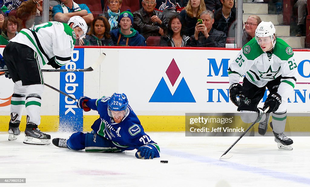 Dallas Stars v Vancouver Canucks