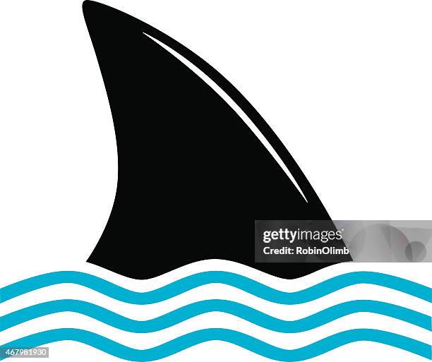 shark fin-symbol - shark fin stock-grafiken, -clipart, -cartoons und -symbole