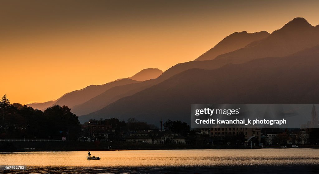 Lake Kawaguchiko Sunset