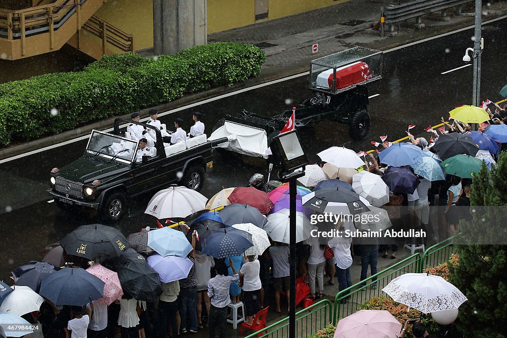 The Funeral Of Former Singaporean Prime Minister Lee Kuan Yew