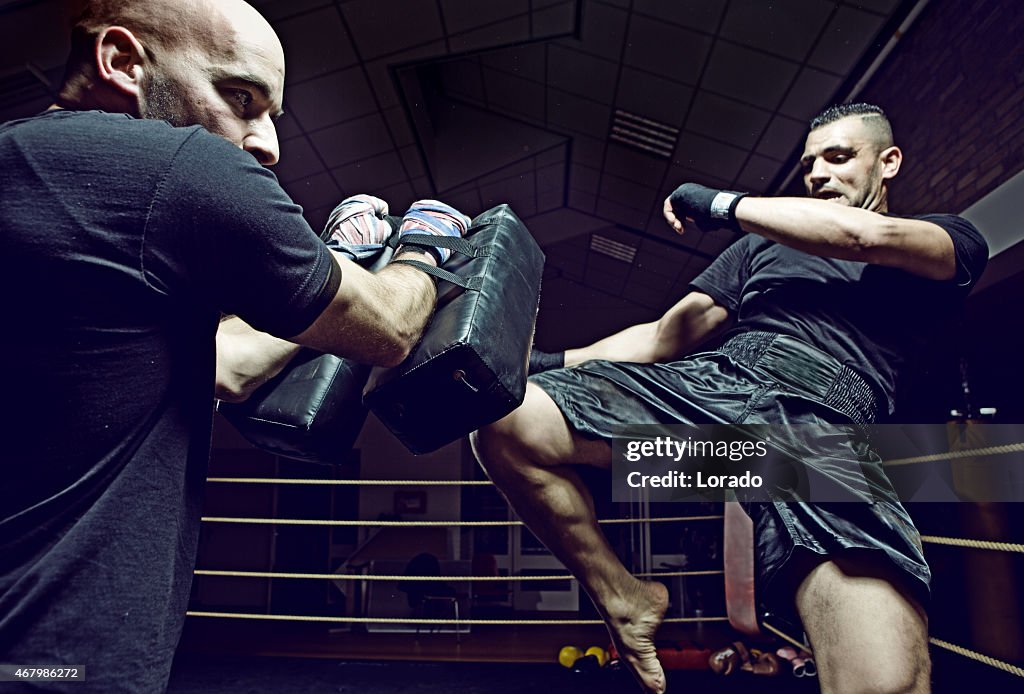 Practising Boxing Kick Boxing Practice High-Res Stock Photo - Getty Images
