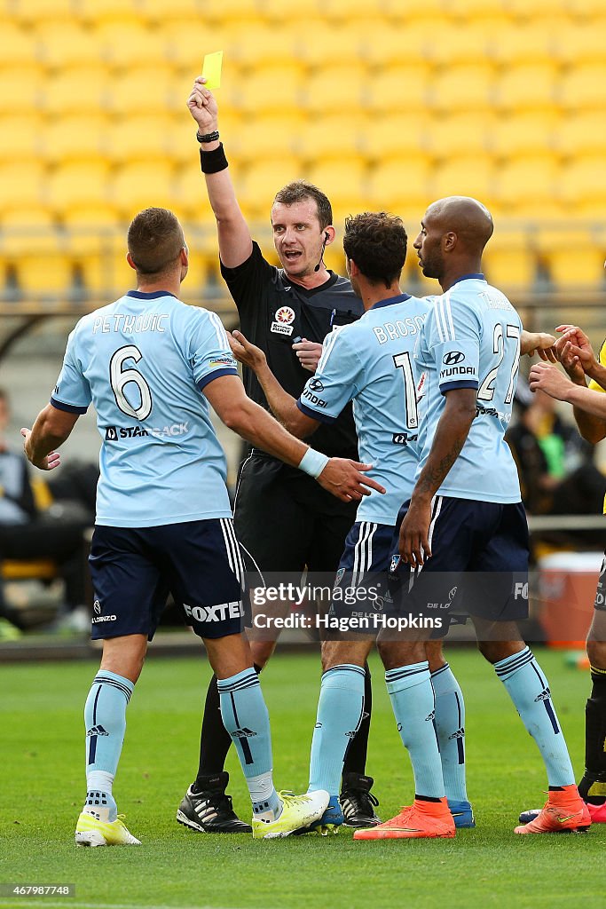 A-League Rd 23 - Wellington v Sydney