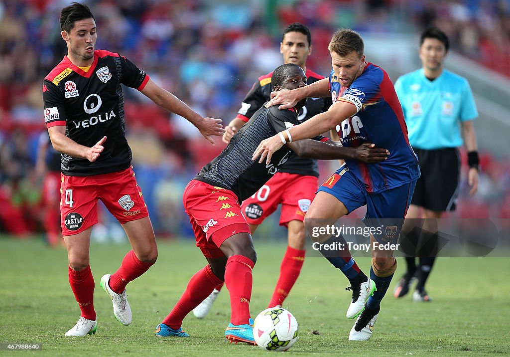 A-League Rd 23 - Newcastle v Adelaide