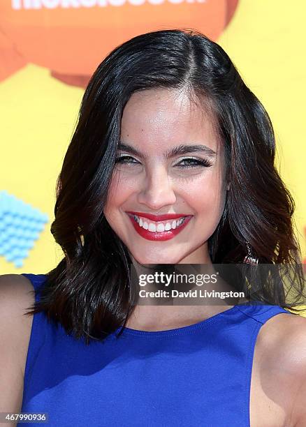 Actress Maria Gabriela de Faria attends Nickelodeon's 28th Annual Kids' Choice Awards at The Forum on March 28, 2015 in Inglewood, California.