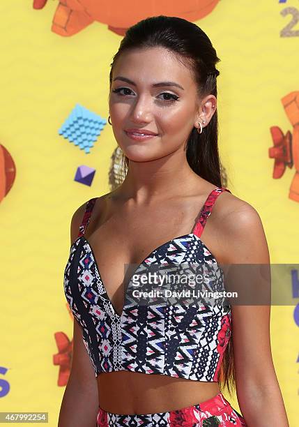 Actress Daniela Nieves attends Nickelodeon's 28th Annual Kids' Choice Awards at The Forum on March 28, 2015 in Inglewood, California.
