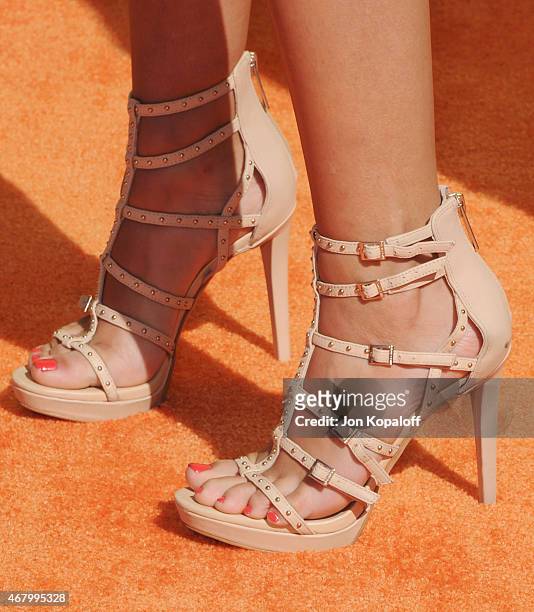 Actress Daniela Nieves arrives at Nickelodeon's 28th Annual Kids' Choice Awards at The Forum on March 28, 2015 in Inglewood, California.