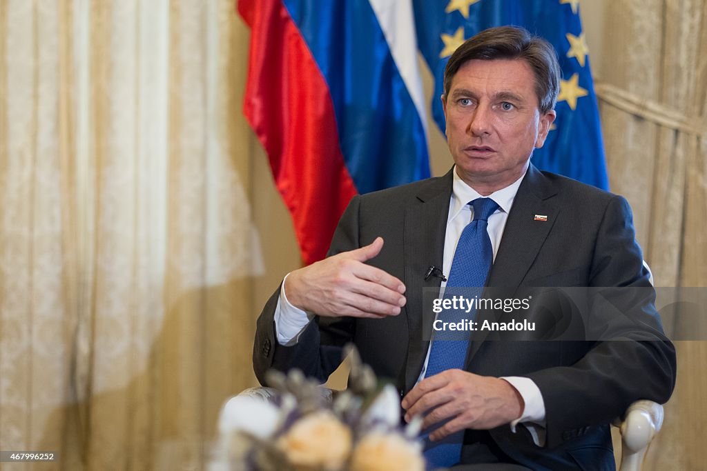 Slovenian President Borut Pahor...