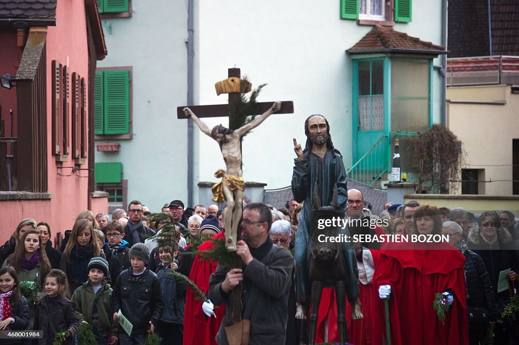 FRANCE-RELIGION-PALM-SUNDAY