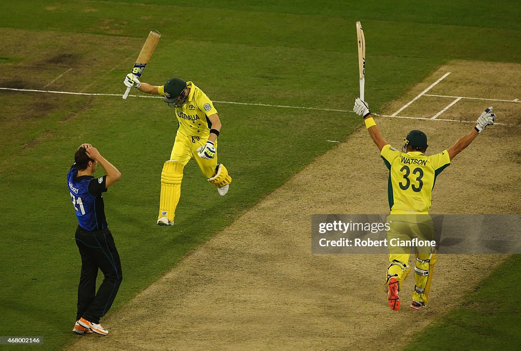 Australia v New Zealand - 2015 ICC Cricket World Cup: Final