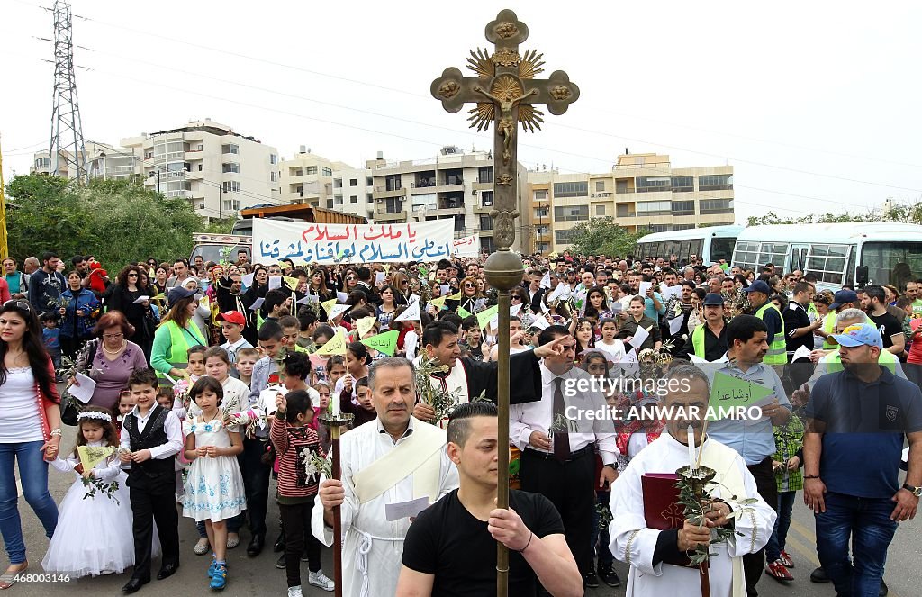 LEBANON-IRAQ-RELIGION-CHRISTIAN-PALM-SUNDAY-EASTER