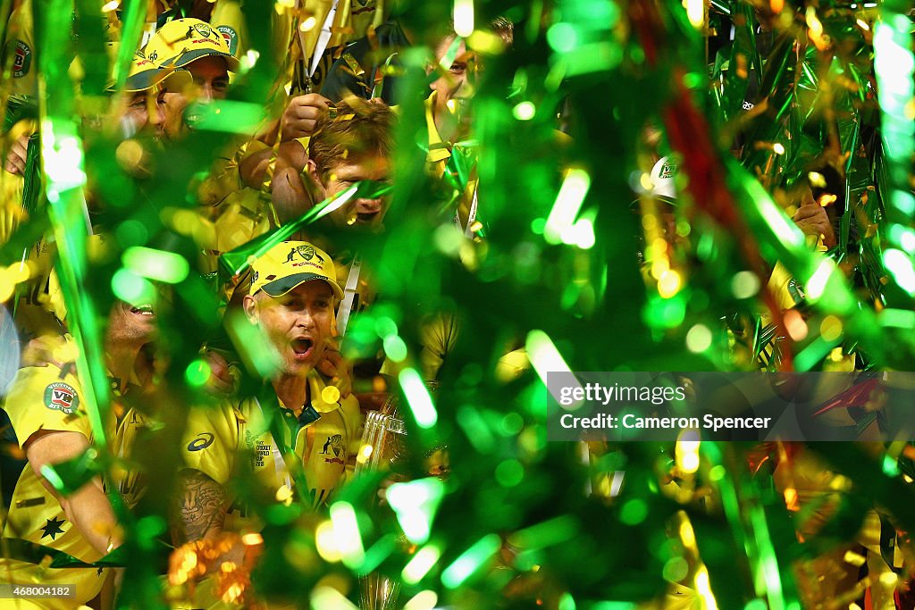 Australia v New Zealand - 2015 ICC Cricket World Cup: Final