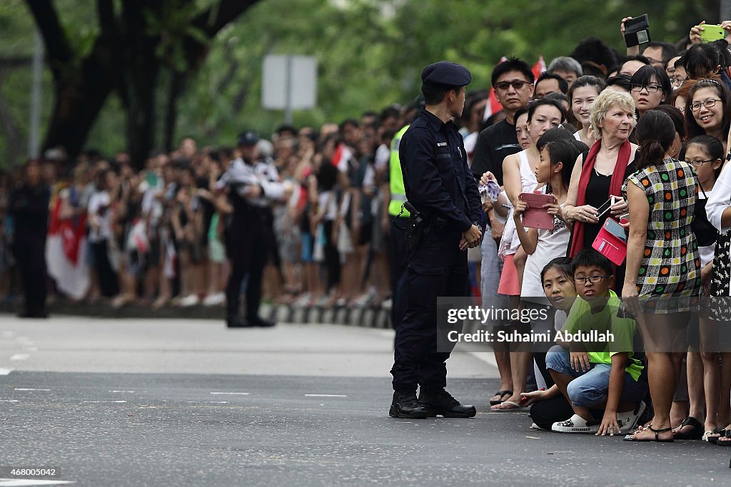 The Funeral Of Former Singaporean Prime Minister Lee Kuan Yew