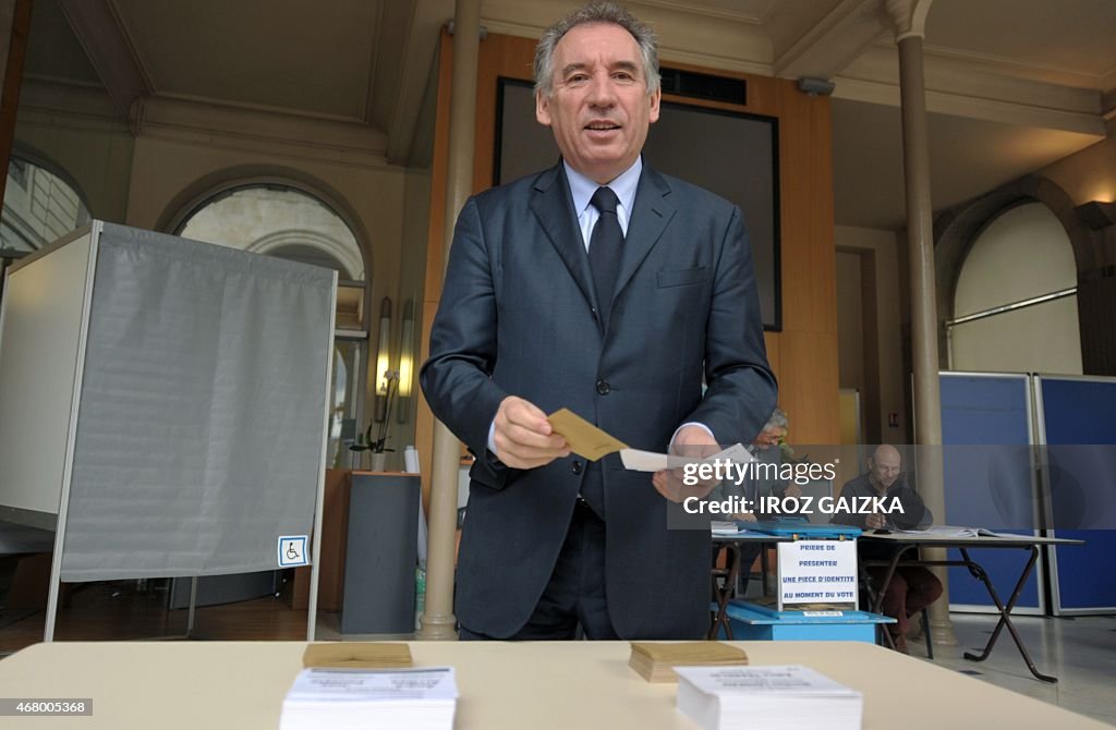 FRANCE-VOTE-DEPARTEMENTALES-PYRENEES