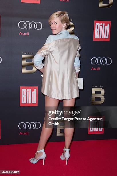 Wolke Hegenbarth attends the BILD 'Place to B' Party at Grill Royal on February 8, 2014 in Berlin, Germany.