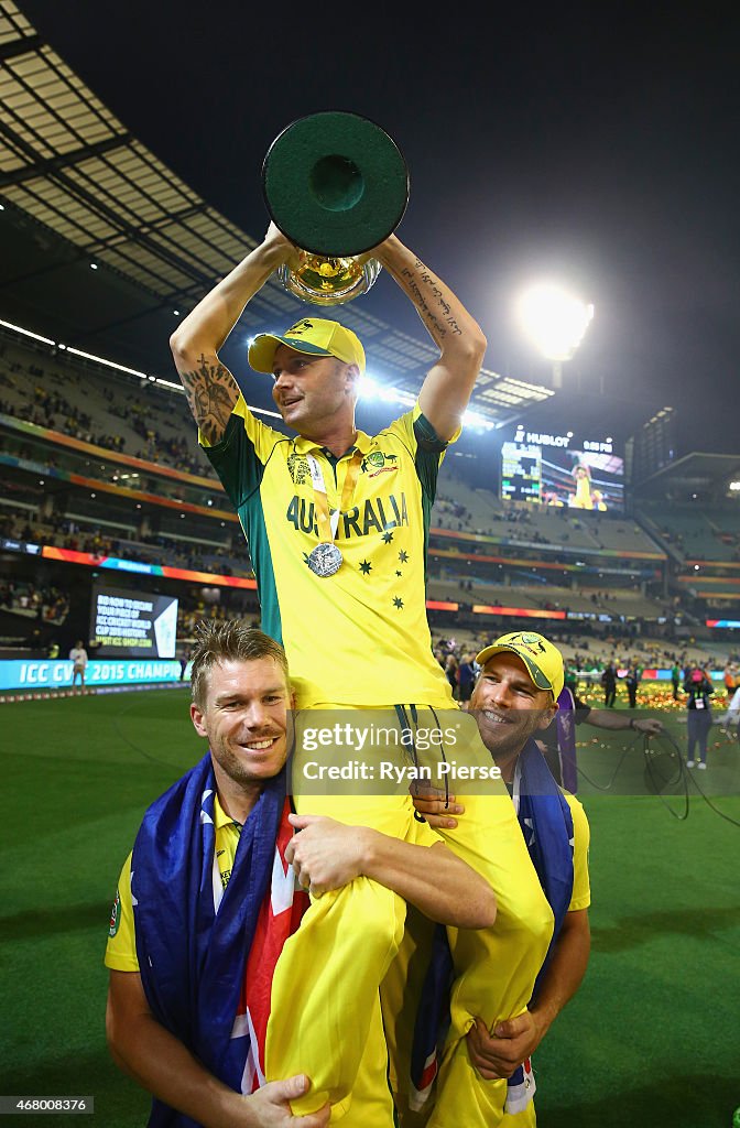 Australia v New Zealand - 2015 ICC Cricket World Cup: Final