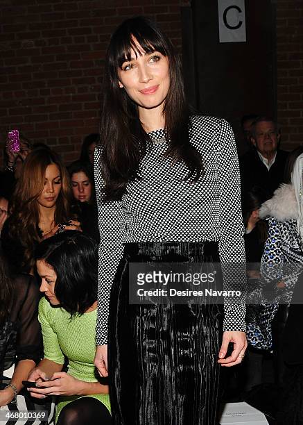 Rebecca Dayan attends the Christian Siriano show during Mercedes-Benz Fashion Week Fall 2014 at Eyebeam Atelier on February 8, 2014 in New York City.