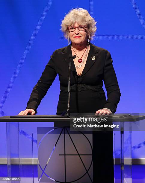 President Mimi Gramatky at the 18th Annual ADG Awards held at The Beverly Hilton Hotel on February 8, 2014 in Beverly Hills, California.