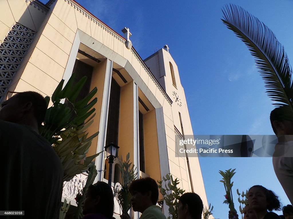 Filipino Catholic celebrates Palm Sunday by bringing '...