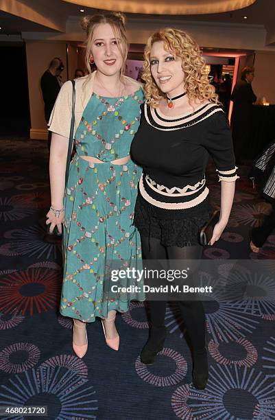 Honey Kinney Ross and Jane Goldman attend the Jameson Empire Awards 2015 at Grosvenor House on March 29, 2015 in London, England.