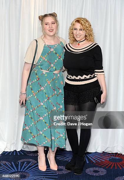 Honey Kinney Ross and Jane Goldman attend the Jameson Empire Awards 2015 at Grosvenor House, on March 29, 2015 in London, England.