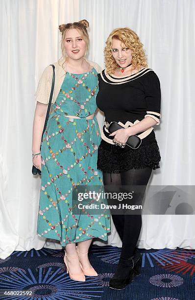 Honey Kinney Ross and Jane Goldman attend the Jameson Empire Awards 2015 at Grosvenor House, on March 29, 2015 in London, England.