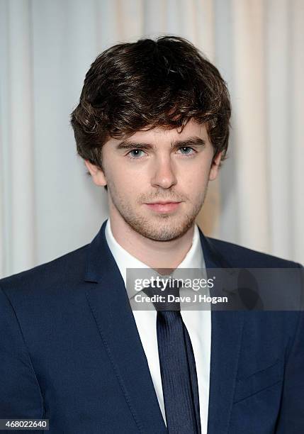 Freddie Highmore attends the Jameson Empire Awards 2015 at Grosvenor House, on March 29, 2015 in London, England.