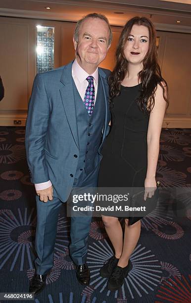 Ian Hislop and Emily Helen Hislop attend the Jameson Empire Awards 2015 at Grosvenor House on March 29, 2015 in London, England.