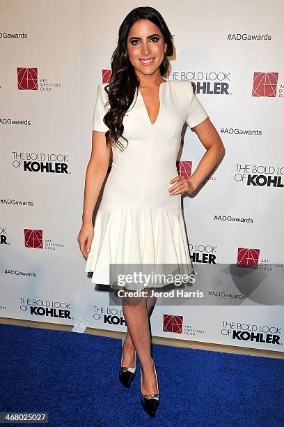 Caren Brooks arrives at the 18th Annual Art Directors Guild Excellence in Production Design Awards at The Beverly Hilton Hotel on February 8, 2014 in...