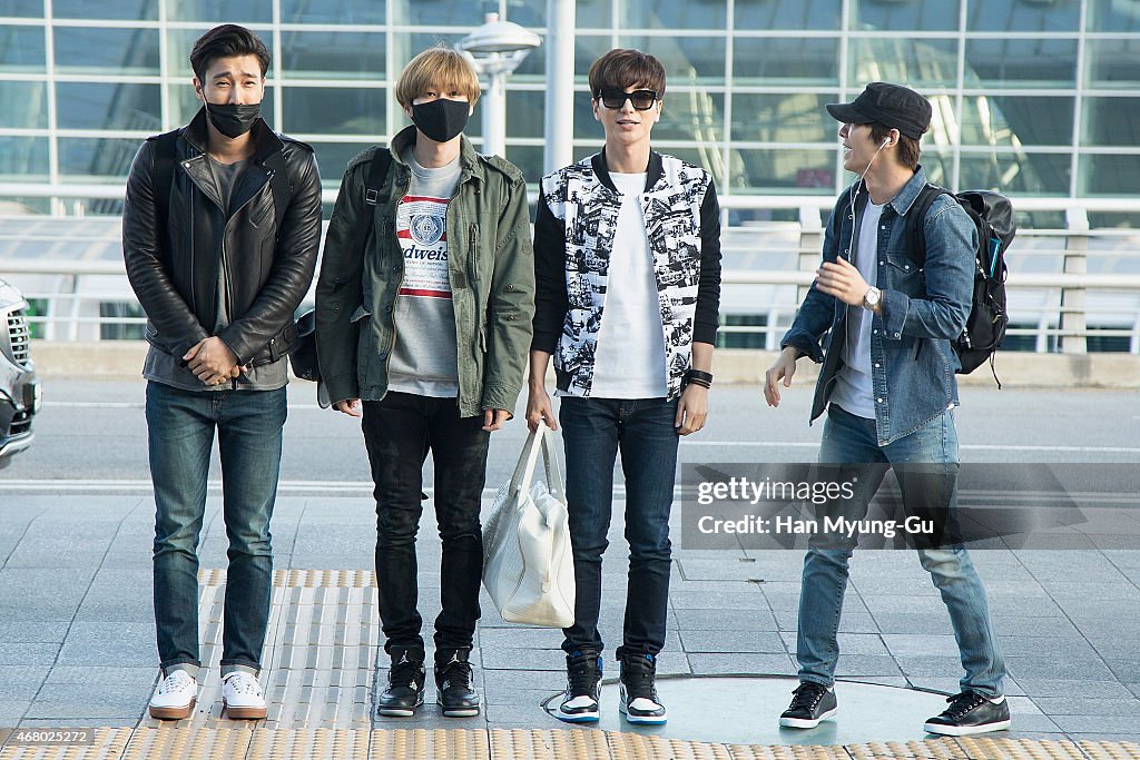 Celebrity Sightings At Incheon Airport