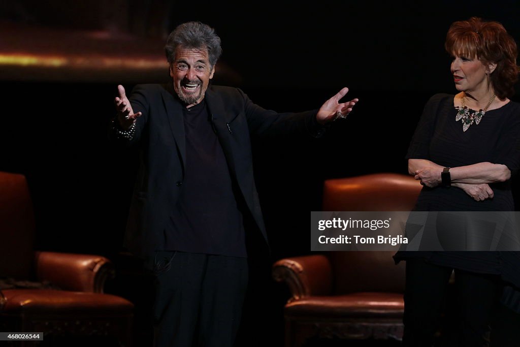 Actor: Al Pacino's "One Man Show" Performance