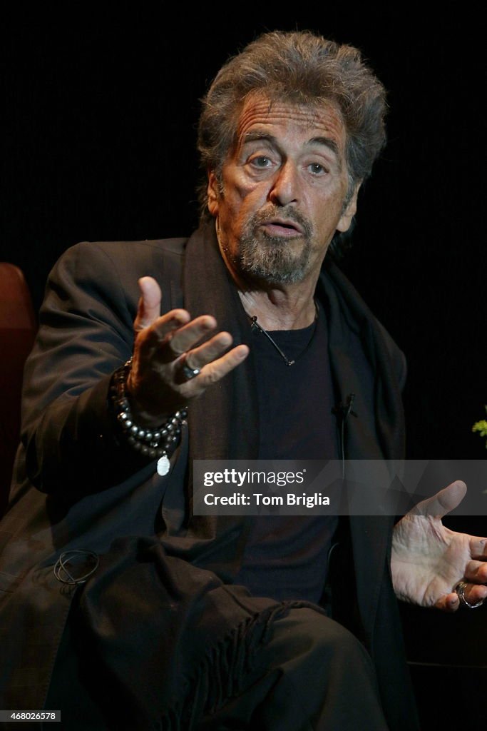 Actor: Al Pacino's "One Man Show" Performance
