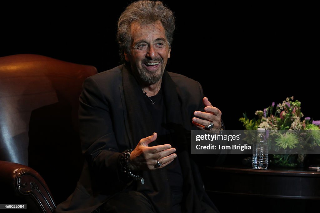 Actor: Al Pacino's "One Man Show" Performance