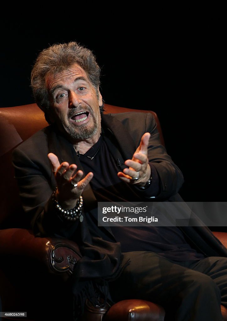 Actor: Al Pacino's "One Man Show" Performance