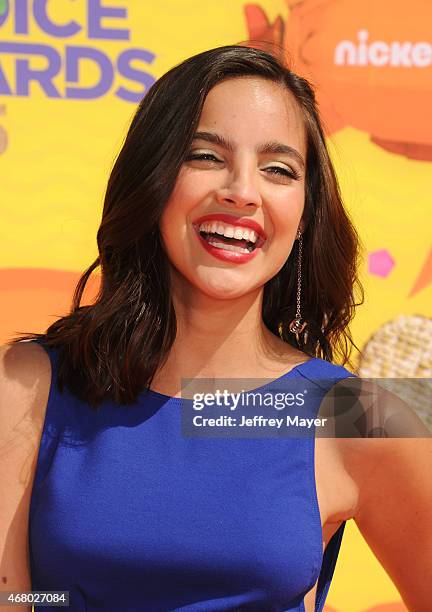 Actress Maria Gabriela de Faria attends Nickelodeon's 28th Annual Kids' Choice Awards held at The Forum on March 28, 2015 in Inglewood, California.