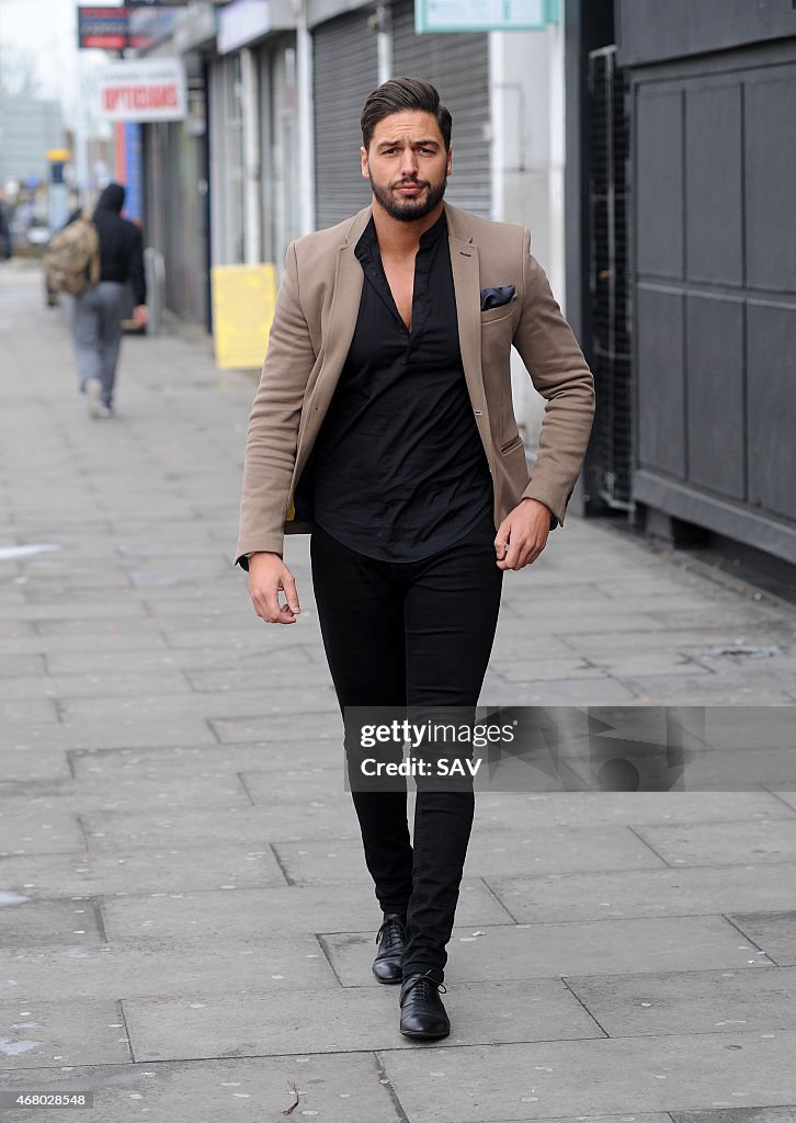 London Celebrity Sightings -  March 29, 2015