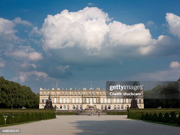 herrenchiemsee palace, bavaria - schloss herrenchiemsee stock-fotos und bilder