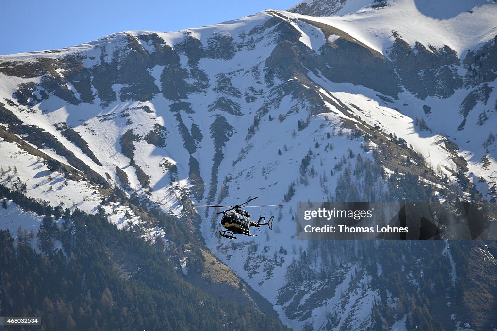 Recovery Operations Resume At Crash Site Of Germanwings Flight 4U9525