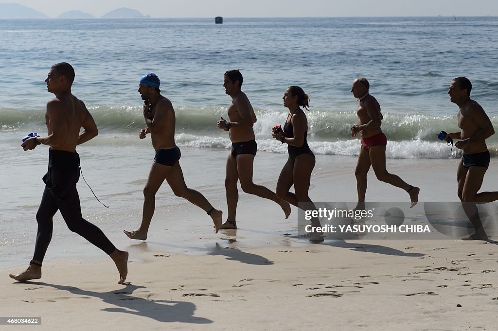 BRAZIL-BEACH-BIATHLON-COPACABANA