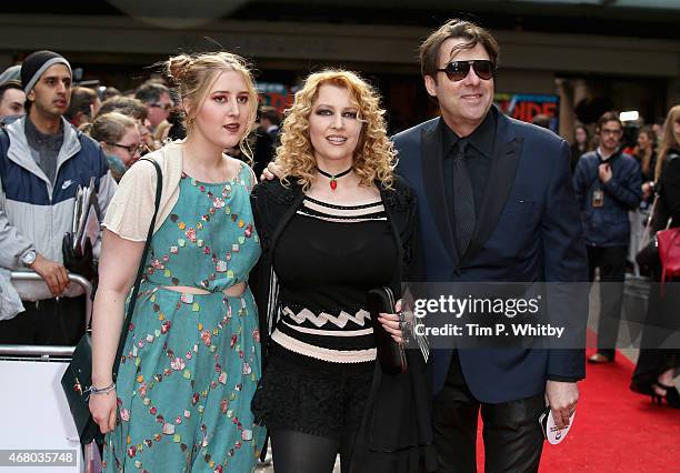 Honey Kinney Ross, Jane Goldman and Jonathan Ross attend the Jameson Empire Awards 2015 at Grosvenor House Hotel on March 29, 2015 in London, England.