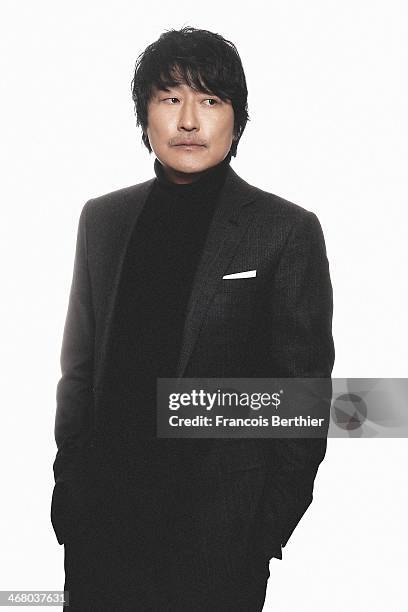 Song Kang-ho by Photographer Francois Berthier for the Contour Collection poses during the 'Snowpiercer' Portrait Session at the 64th Berlinale...