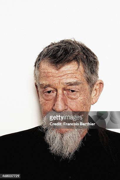 John Hurt by Photographer Francois Berthier for the Contour Collection poses during the 'Snowpiercer' Portrait Session at the 64th Berlinale...