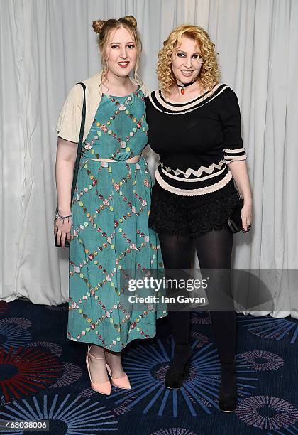 Honey Kinney Ross and Jane Goldman attend the Jameson Empire Awards 2015 at Grosvenor House Hotel on March 29, 2015 in London, England.