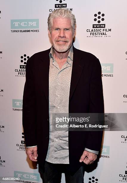 Actor Ron Perlman attends the screening of 'Patton' during day four of the 2015 TCM Classic Film Festival on March 29, 2015 in Los Angeles,...
