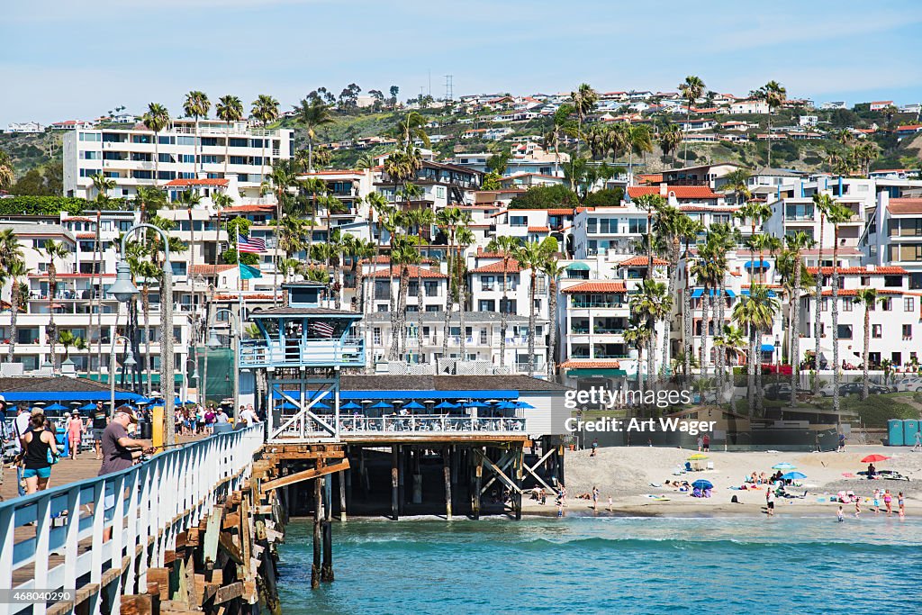 San Clemente California View from the Pier